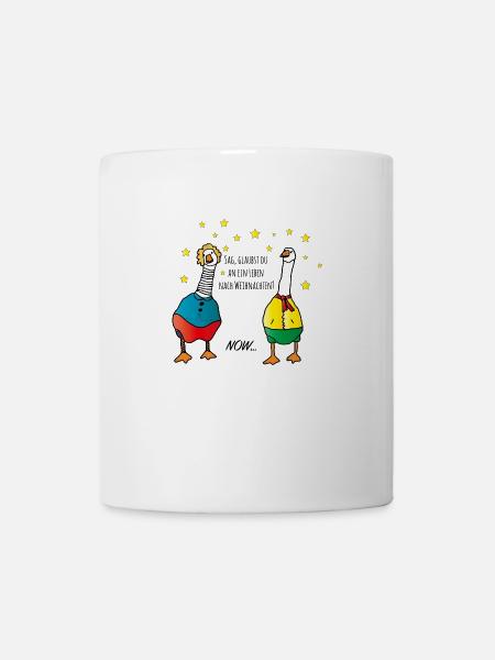 Weihnachtsgans - Tasse - Weiß