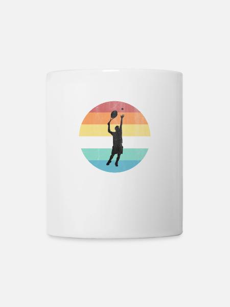 Tennis - Tasse - Weiß