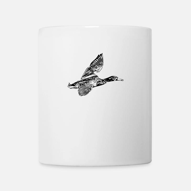 Ente - Tasse - Weiß