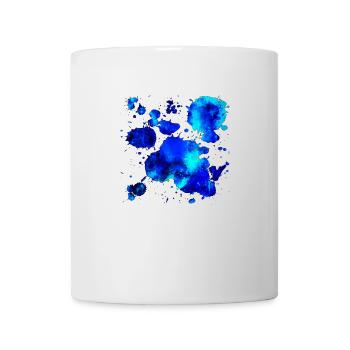 gxp psychedelic color gradient pattern WF blue - Mug - white - Front