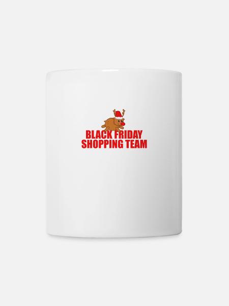 Christmas Black Friday Shopping Team - Gift - Mug - white