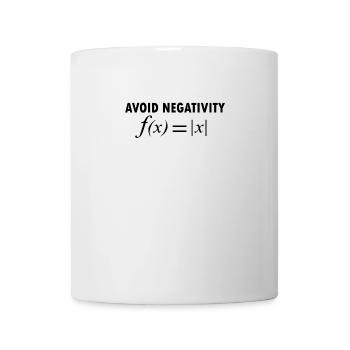 ÉVITER LA NÉGATIVITÉ - Mug blanc - blanc - Devant