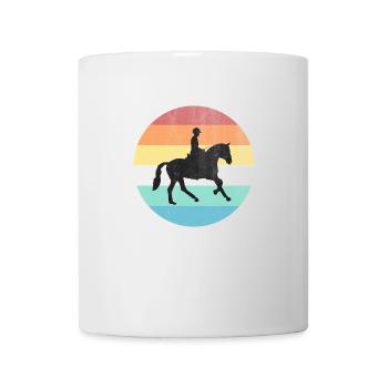 Reiten - Tasse - Weiß - Vorne