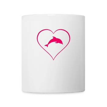 Delphin - Tasse - Weiß - Vorne