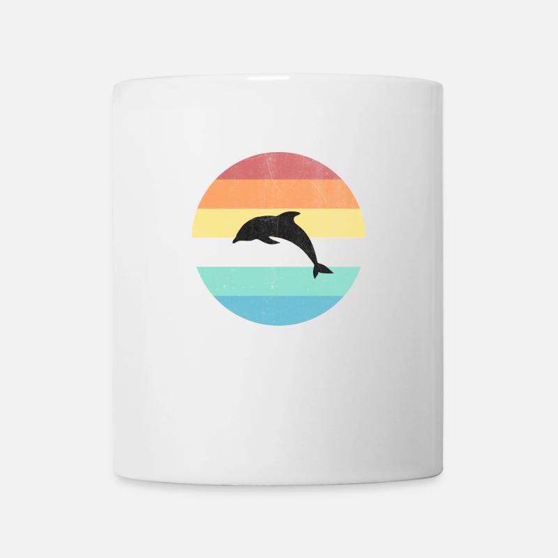 Delphin - Tasse - Weiß