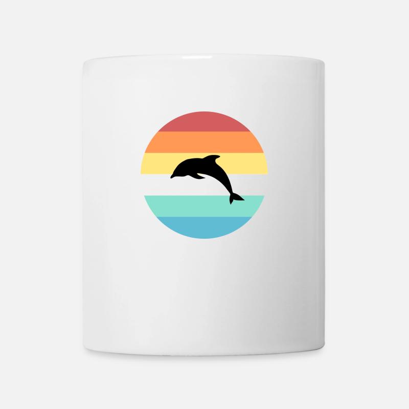 Delphin - Tasse - Weiß