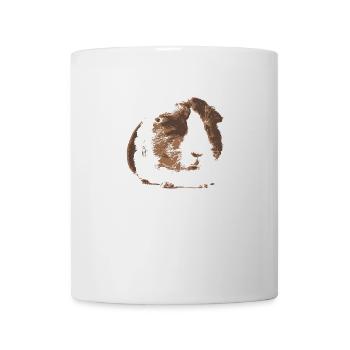 Cadeau d'animal cochon d'Inde - Mug blanc - blanc - Devant