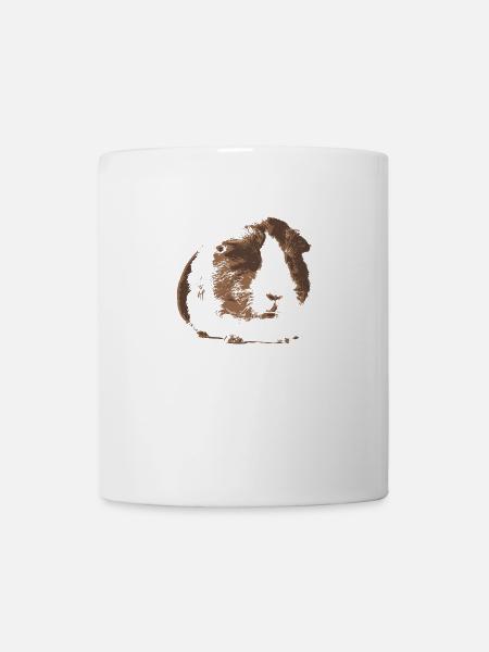 Meerschweinchen Haustier Geschenk - Tasse - Weiß