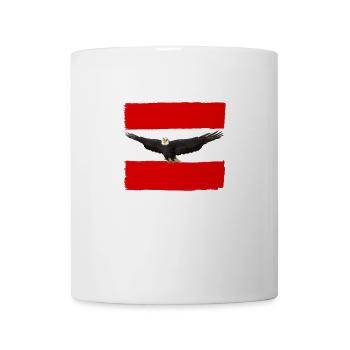 Eagle Austria Flag Gift National Holiday - Mug - white - Front