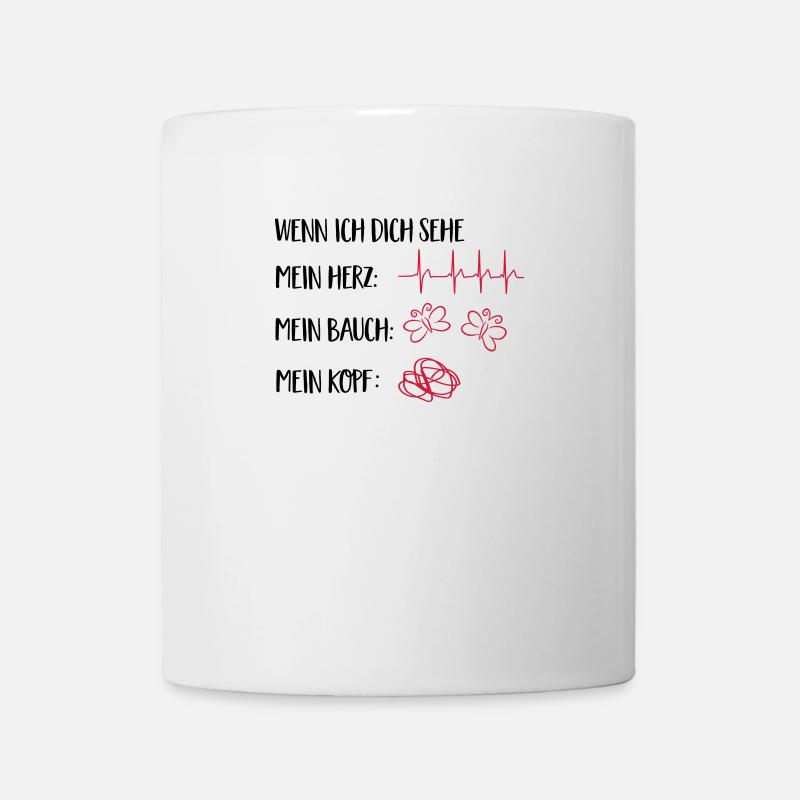 verliebt - Tasse - Weiß