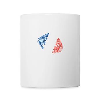 Baiser de France - Mug blanc - blanc - Devant