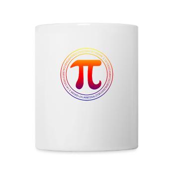 Pi 3,14 Pi Nombre Symbole Math Science cadeau - Mug blanc - blanc - Devant
