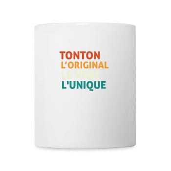 Tonton l'orginal Le Vrai L'unique - Mug blanc - blanc - Devant