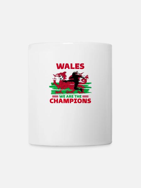 Wales Football 2022 supporters du pays de Galles - Mug blanc - blanc