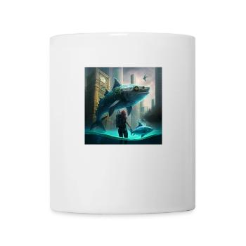 Wenn fische Vögel währen - Tasse - Weiß - Vorne