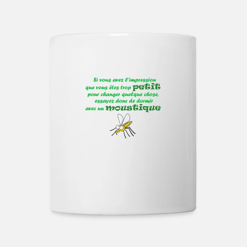 Changer les choses - moustiques - humour citation - Mug blanc - blanc