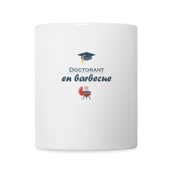 Doctorant en barbecue homme humour fun - Mug blanc - blanc - Devant