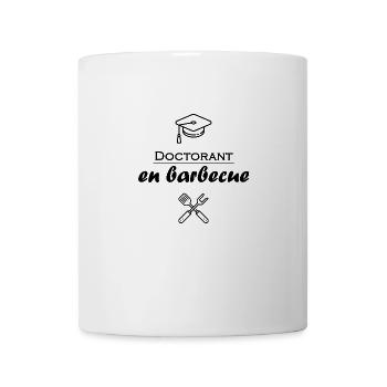 Doctorant en barbecue homme humour fun - Mug blanc - blanc - Devant