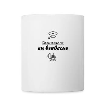 Doctorant en barbecue homme humour fun - Mug blanc - blanc - Devant