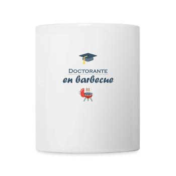 Doctorante en barbecue femme humour fun - Mug blanc - blanc - Devant