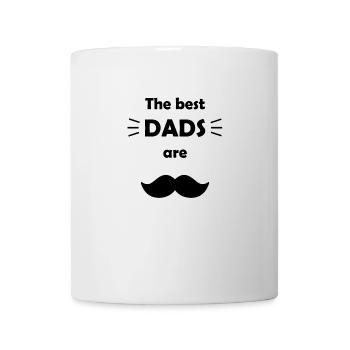 The best dads are mustachioed Dads - Mug - white - Front