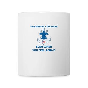 Scouts de mer Loi Vœu - Mug blanc - blanc - Devant