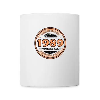 Jahrgang 1989 svg - Tasse - Weiß - Vorne
