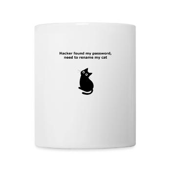 Hacker found my password, need to rename my cat. - Mug - white - Front