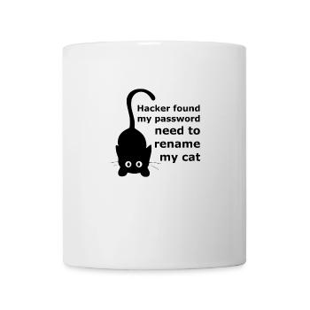 Hacker found my password, need to rename my cat. - Mug - white - Front