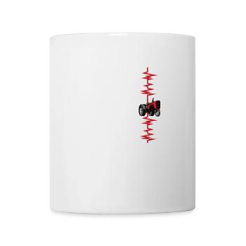 Heartbeat Tractor - Mug - white - Front