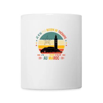 J'ai Juste Besoin D'aller Au Maroc - Mug blanc - blanc - Devant