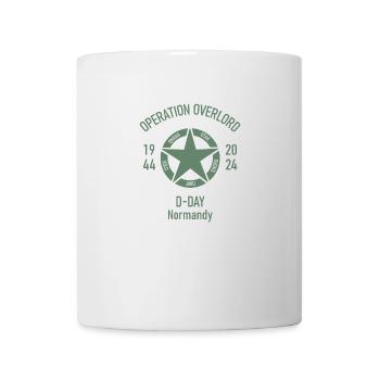 80 Jahre Landung in der Normandie, D-Day 1944. - Tasse - Weiß - Vorne