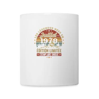 July 1978 Vintage Birthday 1978 July - Mug - white - Front