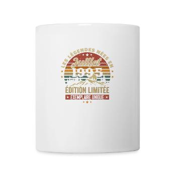 Juli 1995 Vintage Geburtstag 1995 Juli - Tasse - Weiß - Vorne