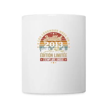 Juillet 2013 Vintage Anniversaire 2013 Juillet - Mug blanc - blanc - Devant