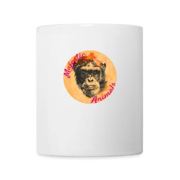 Majestic Animals: Clever Monkey - Mug - white - Front