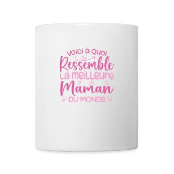 Cadeau Meilleure Maman du Monde Cadeau Super Maman - Mug blanc - blanc - Devant