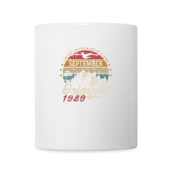Retro 1989 September Vintage September 1989 Gift - Mug - white - Front