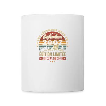 Retro 2007 – Legenden geboren im September 2007 - Tasse - Weiß - Vorne