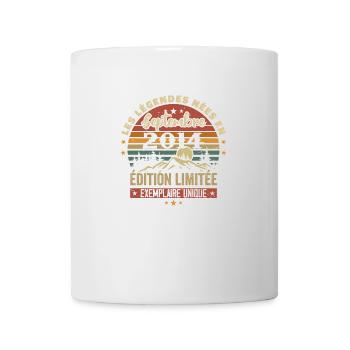 Rétro 2014 - Les légendes nées en Septembre 2014 - Mug blanc - blanc - Devant