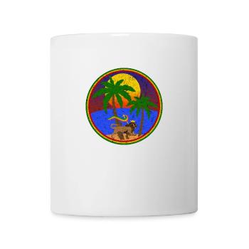 Reggae Lion Palm Beach - Mug - white - Front