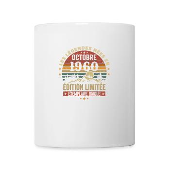 Born in October 1960 | Awesome since October 1960 - Mug - white - Front