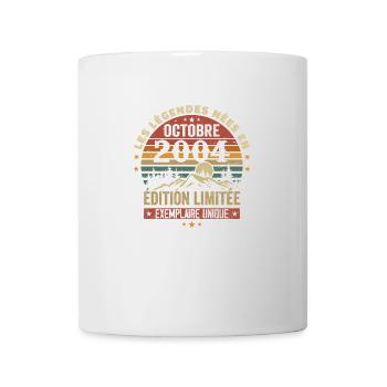 Born in October 2004 | Awesome since October 2004 - Mug - white - Front