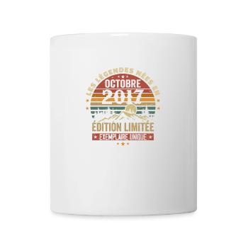 Nées en Octobre 2017 | Génial Depuis Octobre 2017 - Mug blanc - blanc - Devant