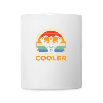 Bodybuilder Dad Like Regular Dad But Cooler | Dad - Mug blanc - blanc - Devant