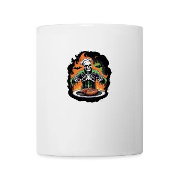 Halloween grillades grillades Master cadeau squelette - Mug blanc - blanc - Devant