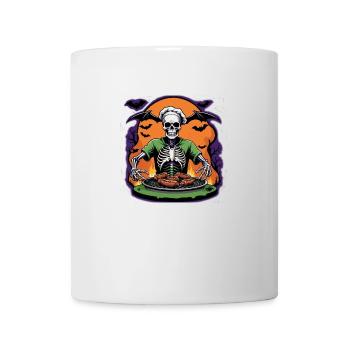 Halloween grillades grillades Master cadeau squelette - Mug blanc - blanc - Devant