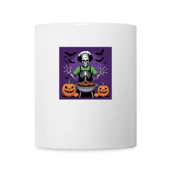 Halloween grillades grillades Master cadeau squelette - Mug blanc - blanc - Devant