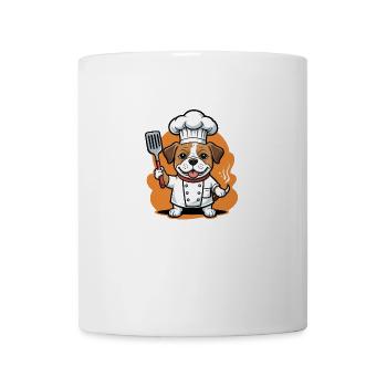 Dog Chef Dog Friends Gift Cooking BBQ - Mug - white - Front