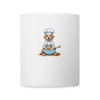 Dog Chef Dog Friends Gift Cookie Cookies - Mug - white - Front